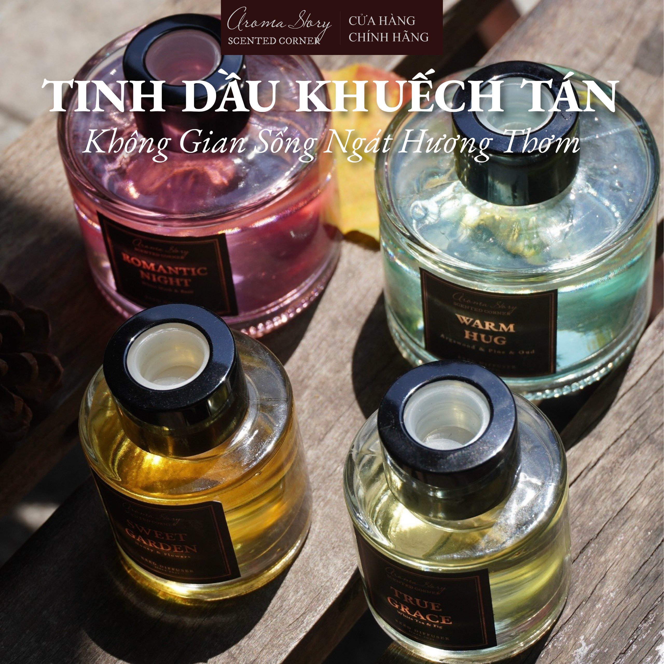 Tinh Dầu Khuếch Tán Lemongrass Aroma Story Size 50ml/100ml/150ml